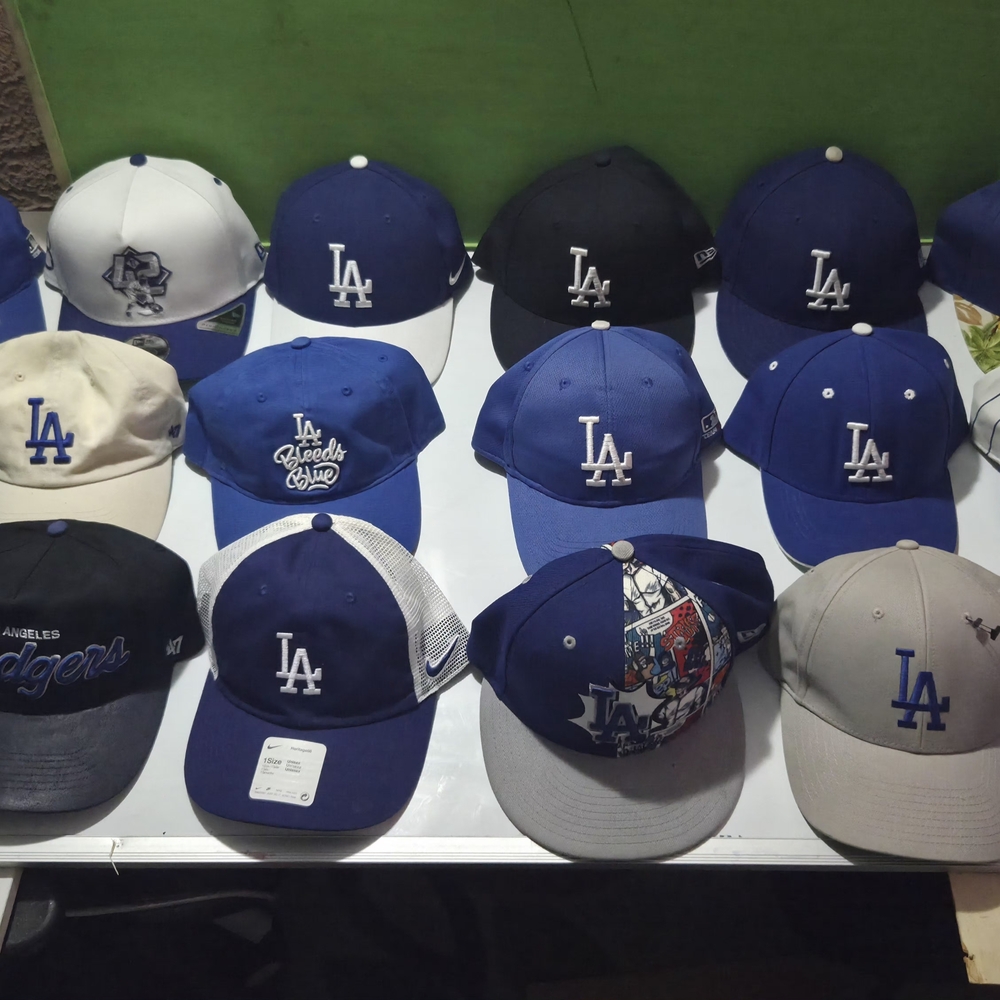 Los Angeles Baseball Cap with LA Embroidery - Unbranded
